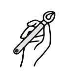 Illustration of a hand holding an open-ended wrench, representing Finestilo’s craftsmanship.